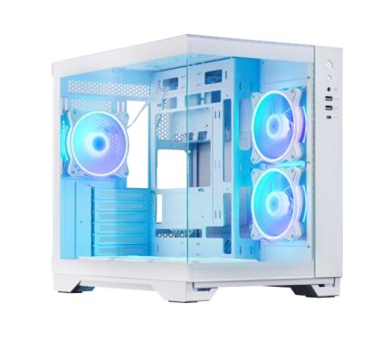 Кутия за компютър Chieftec Visio White + Chieftec Iceberg 240 RGB White + Chieftec Vega 850W ATX 3.1 White