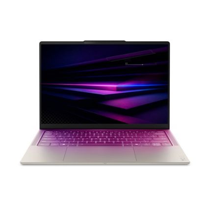 Лаптоп LENOVO Yoga Slim 7 14IPH11 (83QM001DBM), 14.0" WQXGA+ (2880x1800) OLED 120Hz, Intel Core™ Ultra 7 355 (2.3 GHz up to 4.7 GHz, 8 ядра), 32GB LPDDR5x, 1TB SSD M.2, Backlit KBD, Windows 11 Home, Seashell