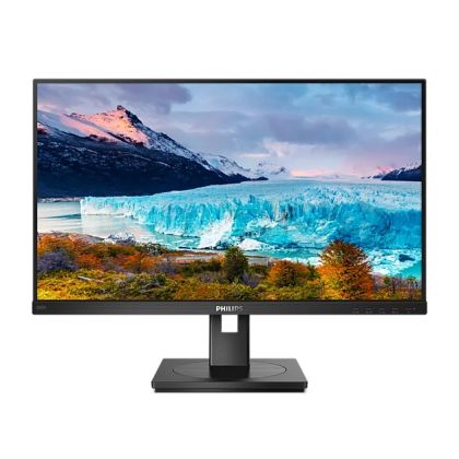 Монитор Philips 242S1AE, 23.8" IPS WLED, 1920x1080@100Hz, 4ms GtG, 300cd m/2, 1000:1, 50m:1 DCR, Adaptive Sync, FlickerFree, Low Blue Mode, 2Wx2, Tilt, Height Adjust, Pivot, Swivel, D-SUB, DVI, HDMI, DP