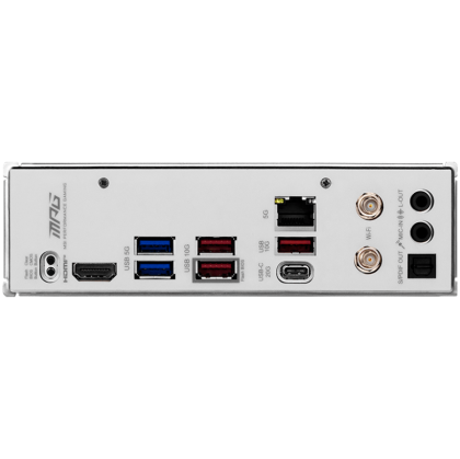 MSI MPG B850I EDGE TI WIFI, mITX, Socket AM5, Dual Channel DDR5 10000+MHz (OC), 1x PCIe x16 slot, 2x M.2 slot, 1x HDMI, 3x USB 3.2 Gen 2, 2x USB 3.2 Gen 1, 1x USB 3.2 Gen2x2 Type C, 7.1 HD Audio, 5Gbps LAN, WIFI, BT, 3Y