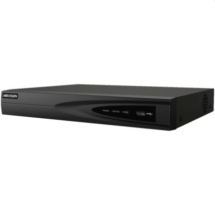 Рекордер HikVision Network recorder, 16 IP Cameras, up to 8 MP (4x1080p/1x4K), H.265, 1 SATA HDD up to 8TB, 2 USB, 100Mbit; Video input: HDMI 4K, VGA 1080p