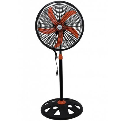 Вентилатор Oliver Voltz OV51760N18, 50W, 18", 3 скорости, Светлинен индикатор, Регулиране, Черен/оранжев