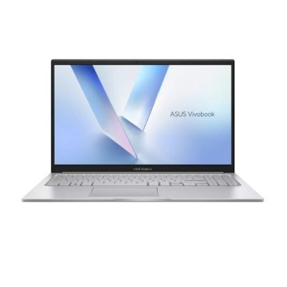 Лаптоп ASUS Vivobook 15 X1504MA-BQ221NA (90NB17I2-M00W60), 15.6" FullHD (1920x1080) IPS, Intel® Core™ 7 350 (6M Cache, 1.50 GHz up to 4.8 GHz, 6 ядра), 16GB LPDDR5, 512GB SSD M.2, noOS, Cool Silver