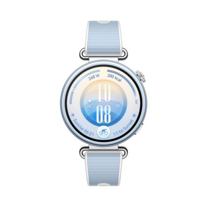 Часовник Huawei Watch GT 7  Konsu-B39FB Blue and White Fluoroelastomer + Huawei Freebuds SE 4 ANC, White