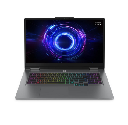 Лаптоп LENOVO LOQ 17IRX10 (83JH00DQBM), 17.3" FullHD (1920x1080) 165Hz IPS, Intel® Core i7-13650HX (24M Cache, up to 4.90 GHz, 14 ядра), NVIDIA GeForce RTX5060 8GB GDDR7, 24GB DDR5, 1TB SSD M.2, RGB Backlit, noOS, Luna Grey