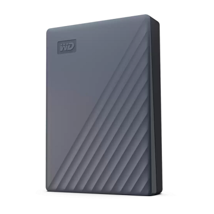 Външен диск 4TB WD My Passport (WDBRMD0040BGY-WESN) USB Type-C, Silicon Grey