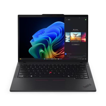 Лаптоп LENOVO ThinkPad T14 Gen 6 (21QG001GBM), 14.0" WUXGA (1920x1200) IPS, Intel® Core™ Ultra 7 258V (12M Cache, 2.2GHz up to 4.8GHz, 8 ядра), 32GB LPDDR5x, 512GB SSD М.2, Backlit KB, Windows 11 Pro, Black