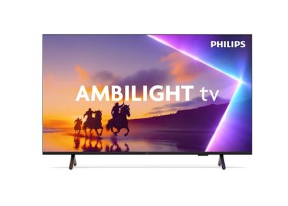 Телевизор 55" PHILIPS 55PUS8510/12, 4K Ultra HD QLED Ambilight TV, SmartTV, Titan OS, 60Hz, WiFi, Black
