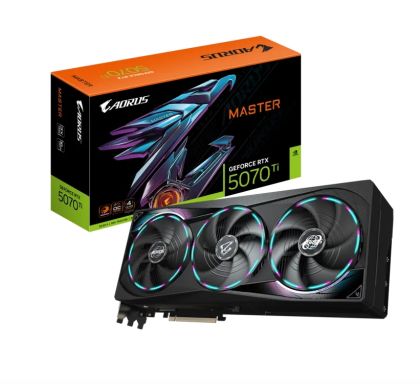 Видео карта Gigabyte Aorus GeForce RTX 5070 Ti 16GB GDDR7 Master
