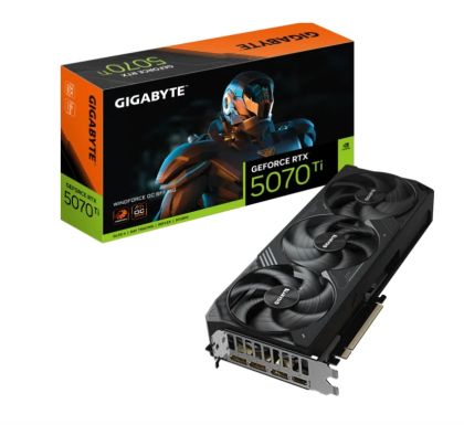 Видео карта Gigabyte GeForce RTX 5070 Ti 16GB GDDR7 Windforce OC