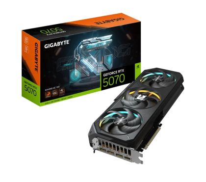 Видео карта Gigabyte GeForce RTX 5070 12GB GDDR7 Gaming OC