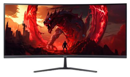 Монитор ACER Nitro ED340CURW0bmiipx (UM.CE0EE.015), 34'' VA Curved 1500R, UWQHD (3440x1440) 240Hz, 21:9, 1ms, 3000:1, 250cd/m2, AMD FreeSync™ Premium, Speaker 2x2W, 2x HDMI, DP, Black