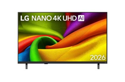 Телевизор LG 55NU850B3LA, 55" 4K Ultra HD Smart TV, 3840x2160, DVB-T2/C/S2, Alpha7 AI Processor Gen9, HDR10 / HLG, webOS 26 ThinQ, VRR / ALLM / HGiG, 4K Super Upscaling,WiFi 5, Voice Controll, Bluetooth 5.3, AirPlay 2, LAN, CI, HDMI eARC, AI Sound Pro, Go