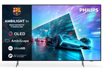 Телевизор 55" PHILIPS 55OLED761/12, 4K UHD OLED Ambilight TV, SmartTV, Titan OS, 120Hz VRR, WiFi5, Black
