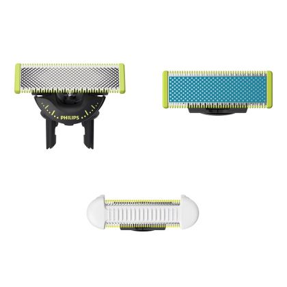 Резервни ножчета PHILIPS QP936/50 OneBlade Shaving heads Combo Pack, 360 + антифрикционно ножче + 1x SkinProtect