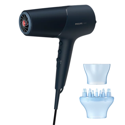 Сешоар PHILIPS BHD512/00 5000 Series, 2300W, 3 настройки за топлина и 2 за скорост, Технология ThermoShield, 4х йонна грижа