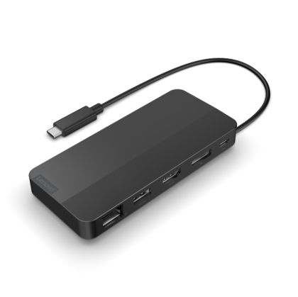 Докинг станция Lenovo Value Bundle USB-C Dual Display Travel Dock+ThinkPad Essential 15.6-inch Backpack (Eco)+Lenovo Essential Wireless Combo Keyboard & Mouse Gen2 Black-Bulgarian