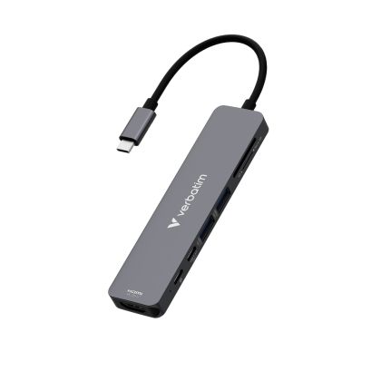 USB хъб Verbatim USB-C Essentials Multiport Hub 7 Port