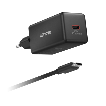 Зарядно у-во LENOVO 65W Mini USB-C GaN Charger