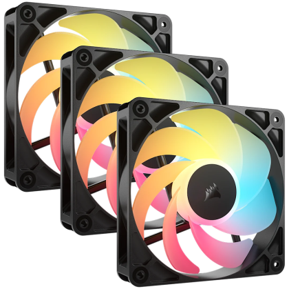 CORSAIR RS120-R ARGB, 120mm ARGB Fan, Triple Pack