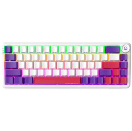 LORGAR Gaming Keyboard KBA41M Advanced Wired 65% White EN