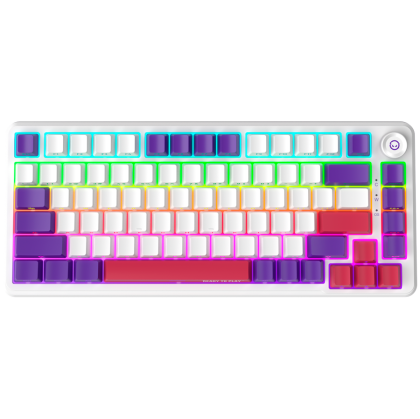 LORGAR Gaming Keyboard KBA4175 Advanced Wired 75% White EN