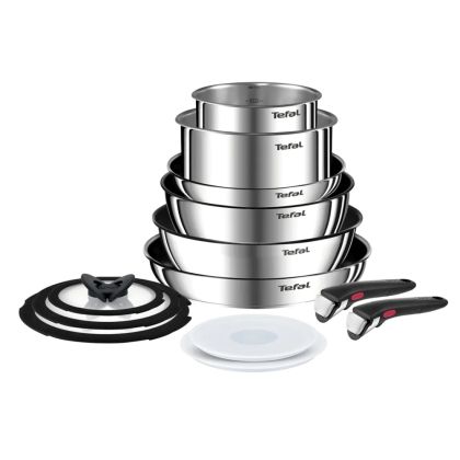 Комплект тигани и тенджери Tefal L897SD74 Tefal SET 13PCS G6 ING EMOTION IND SS