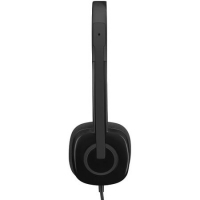 Слушалки LOGITECH H151 , С кабел, Микрофон, 3.5 мм, Черен