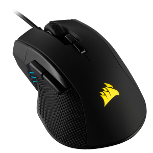 Геймърска мишка Corsair IronClaw RGB FPS/MOBA (CH-9307011-EU), 7 бутона,  RGB, 18000 DPI, USB, Black