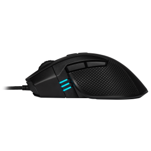 Геймърска мишка Corsair IronClaw RGB FPS/MOBA (CH-9307011-EU), 7 бутона,  RGB, 18000 DPI, USB, Black