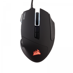 Геймърска мишка Corsair Scimitar RGB ELITE (CH-9304211-EU), 17 бутона, 4 зони RGB, 18 000 DPI, USB, Black