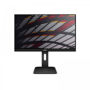 Монитор AOC 24P1 , 23.8" IPS, FullHD (1920x1080), 16:9, 5ms, 250 cd/m², 50M:1, Speakers 2 W x 2, VGA, DVI, HDMI, DP, USB 3.0, Black 