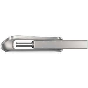 USB памет 128GB SanDisk Ultra Dual Drive Luxe, USB 3.0/USB Type-C, Metal Silver