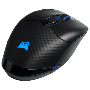 Геймърска мишка Corsair Dark Core RGB Pro (CH-9315411-EU), Wireless with SLIPSTREAM, 8 бутона, 3 профилa, RGB LED, 18 000 dpi, Wireless & USB, Black