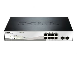 Суич D-Link DGS-1210-10P PoE Gigabit Smart Managed Switch 10-Port Layer2