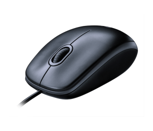Мишка Logitech M90 , С кабел, USB, Black - 910-001793