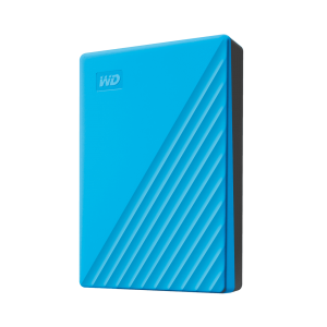 Външен диск 4TB WD MyPassport (WDBPKJ0040BBL-WESN), 2.5", USB 3.2, Sky Blue 