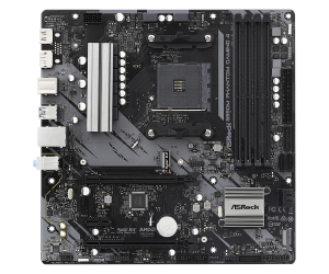 Дънна платка ASROCK B550M Phantom Gaming 4 (AMD AM4, 4 x DDR4, 2 x M.2, HDMI, DP) Micro ATX 