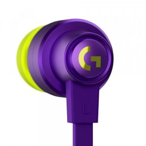 Слушалки Logitech G333 Gaming Headphones, 2 dynamic drivers, 3.5мм/USB-C, Purple