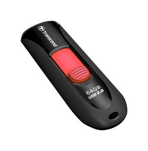 USB памет 64GB TRANSCEND JetFlash 590 (TS64GJF590K), USB 2.0, Black