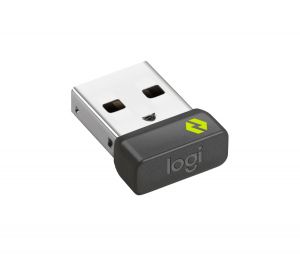 Адаптер LOGITECH Logi Bolt USB Receiver, Свързва до 6 безжични клавиатури и мишки Logi Bolt към един компютър