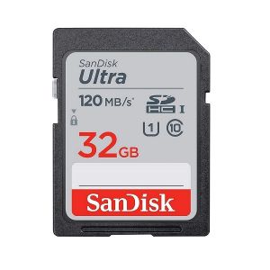 SD памет 32GB SANDISK Ultra SDHC UHS-I Class 10 120MB/s