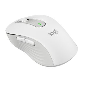 Безжична мишка LOGITECH Signature M650 L (910-006238), Bluetooth Low Energy, 2000DPI, USB Logi Bolt, Off-white