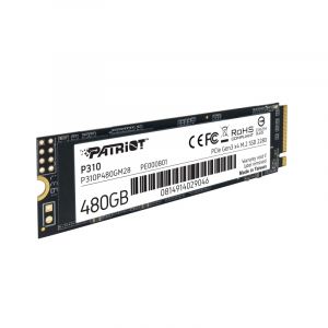 SSD 480GB PATRIOT P310 (P310P480GM28), M.2 2280 PCIe Gen3 x 4, NVMe 1.3