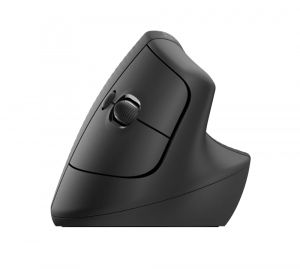 Вертикална безжична мишка LOGITECH Lift (910-006473), Wireless/Bluetooth, 4000DPI, USB, Graphite 