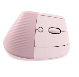 Вертикална безжична мишка LOGITECH Lift (910-006478), Wireless/Bluetooth, 4000DPI, USB, Rose