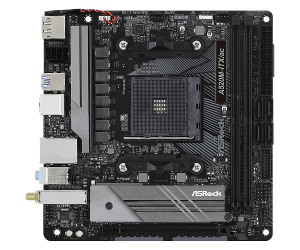 Дънна платка ASROCK A520M-ITX/ac (AMD AM4, 2 x DDR4, 1 x Ultra M.2, WiFi 5, HDMI, DP) Mini ITX