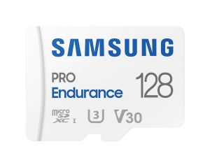 MicroSD памет 128GB SAMSUNG PRO Endurance 2022, microSDXC Class10, UHS-I U3 V30
