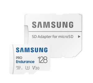 MicroSD памет 128GB SAMSUNG PRO Endurance 2022, microSDXC Class10, UHS-I U3 V30