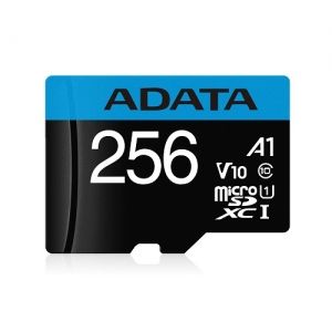 MicroSD памет ADATA Premier 256GB microSDXC Class 10 U1 + SD Адаптер
